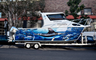 RENTON, WA- Vinyl Boat Wraps & Graphics Give New Life to Old Boats.